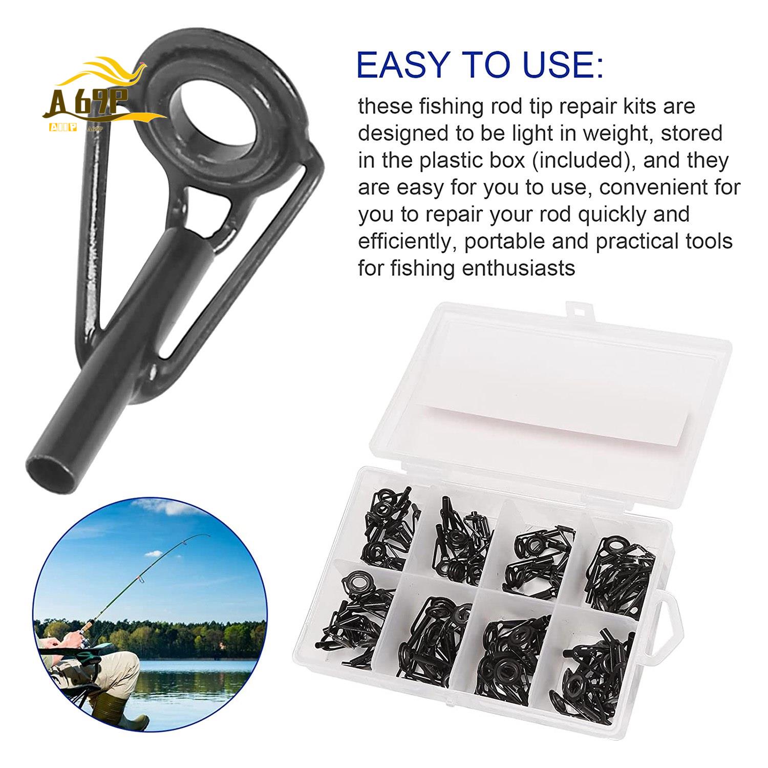 Fishing Rod Tip Replacement - Kit de Reparo de Ponta de