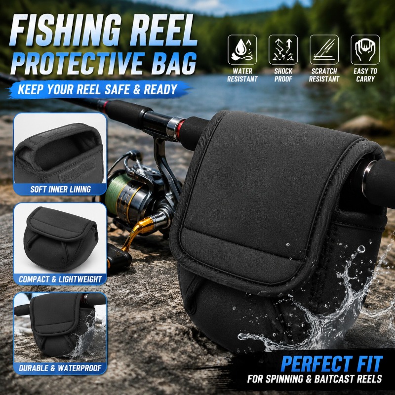 Fishing Rod Combo - Capa Protetora para Carretilha de Pesca,