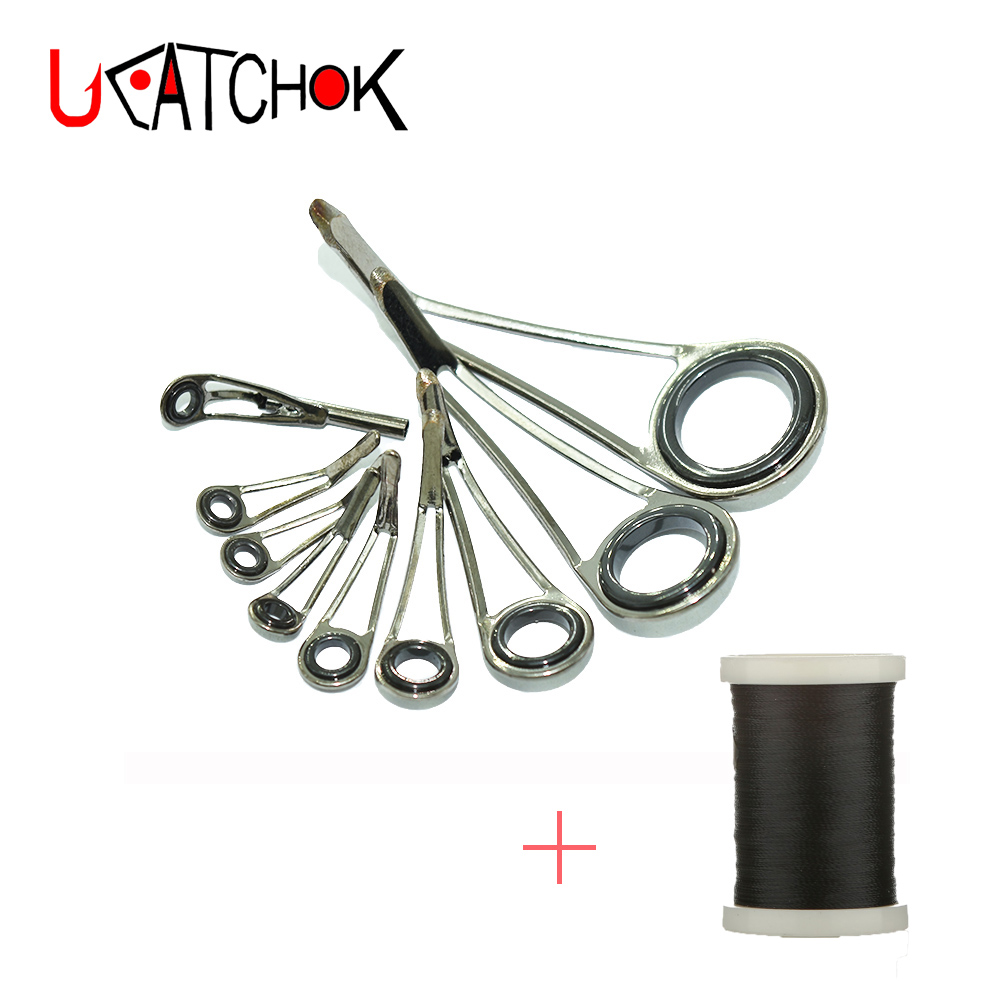 Fishing Rod Repair Kit - Kit com 9 Peças de Guias