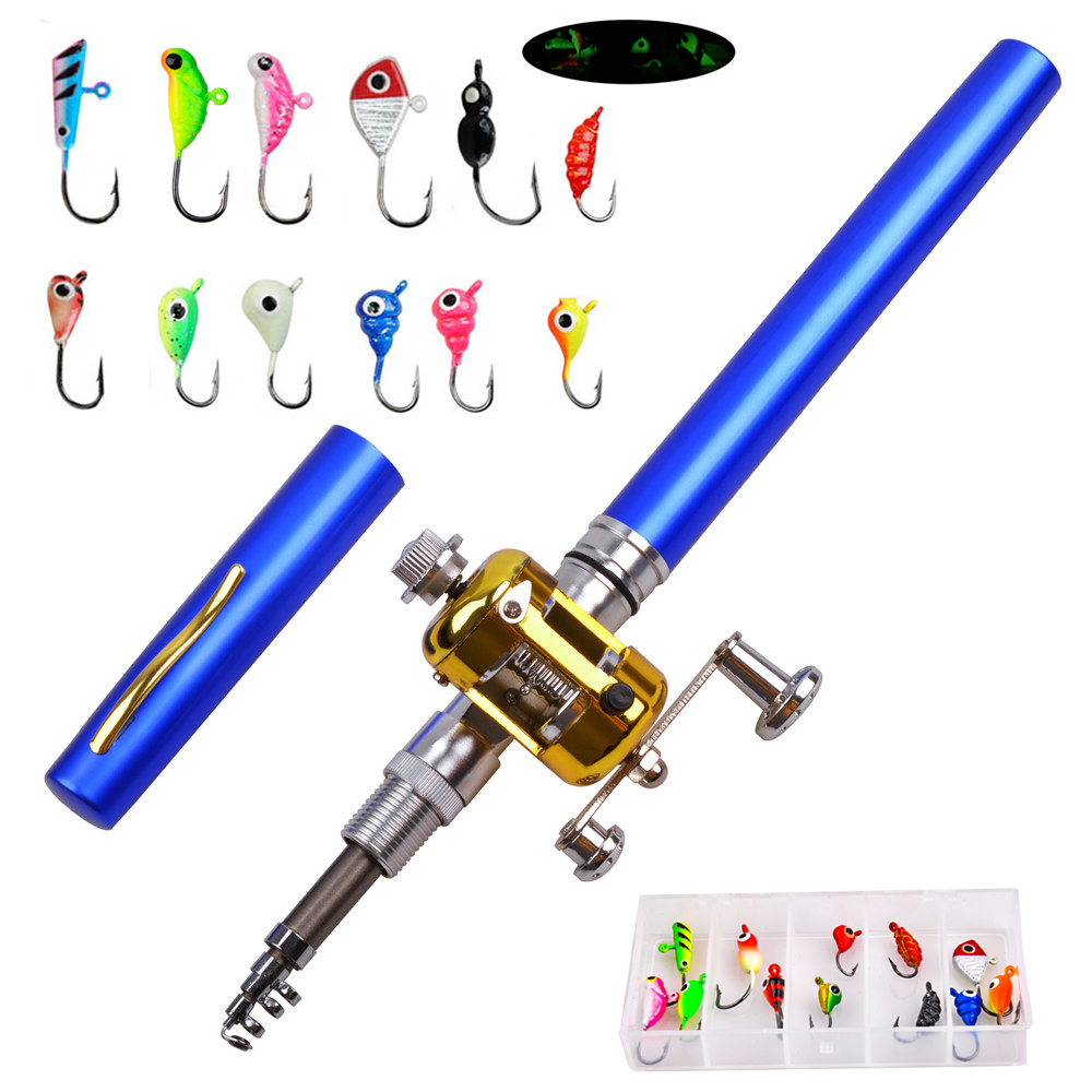 Fishing Rod Ice - Mini telescópico Ice Fishing Rod e