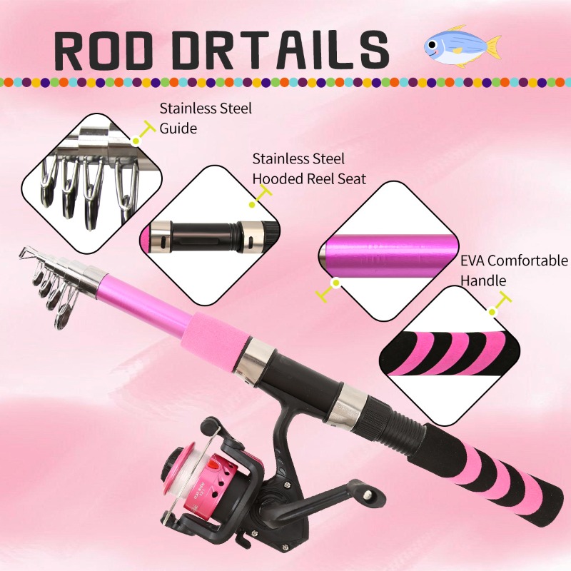 Conjunto combinado de vara de  - Fishing Rod Combo avaliação e preço