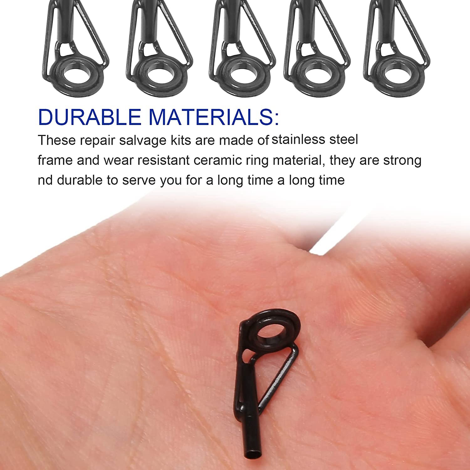 Kit de Reparo de Ponta de Vara - Fishing Rod Tip Replacement avaliação e preço