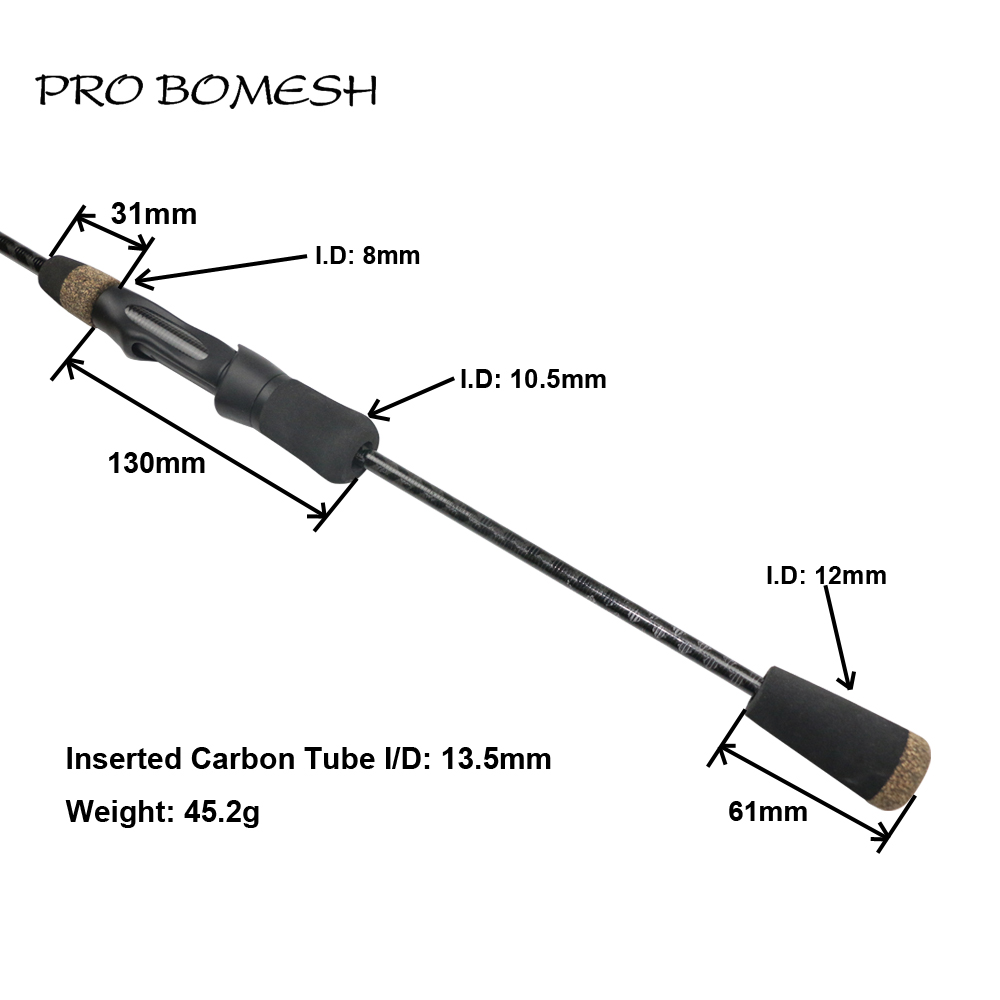 Pro bomesh 1 conjunto tvs moli - Fishing Rod Building Kit avaliação e preço