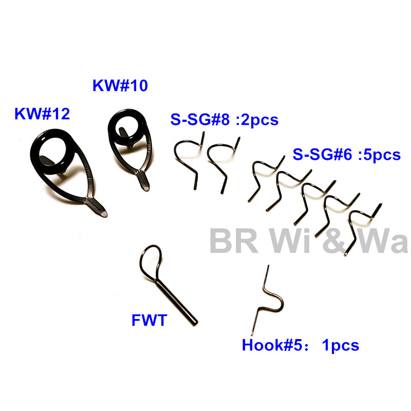 Conjunto de guia de vara de pe - Fishing Rod Building Kit avaliação e preço