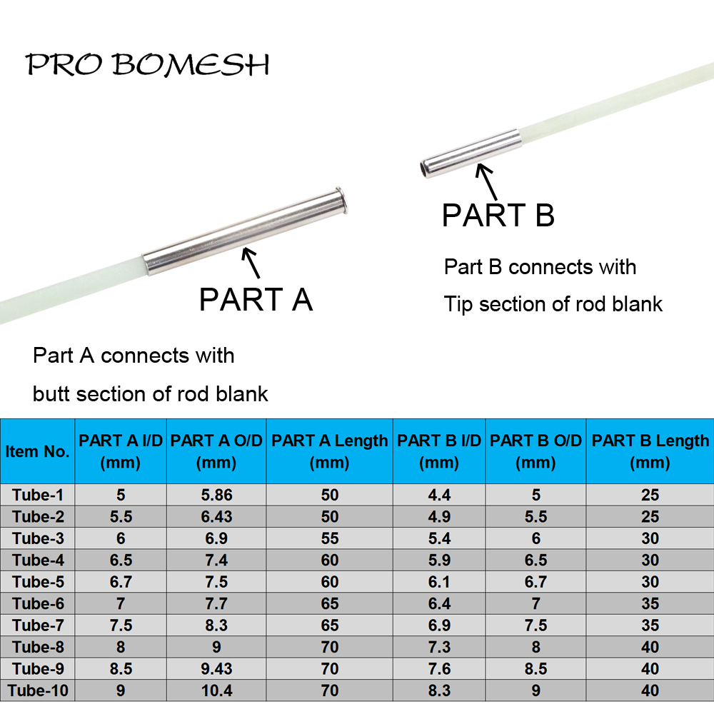 Pro Bomesh-Pesca Rod Conexão T - Fishing Rod Building Kit avaliação e preço