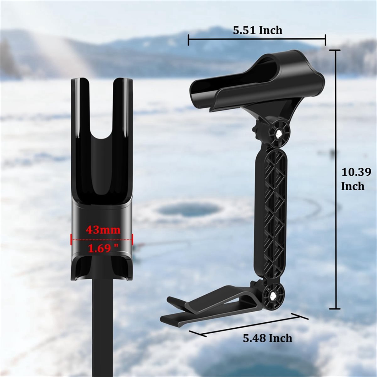Suporte de Vara Ajustável POPU - Fishing Rod Ice avaliação e preço