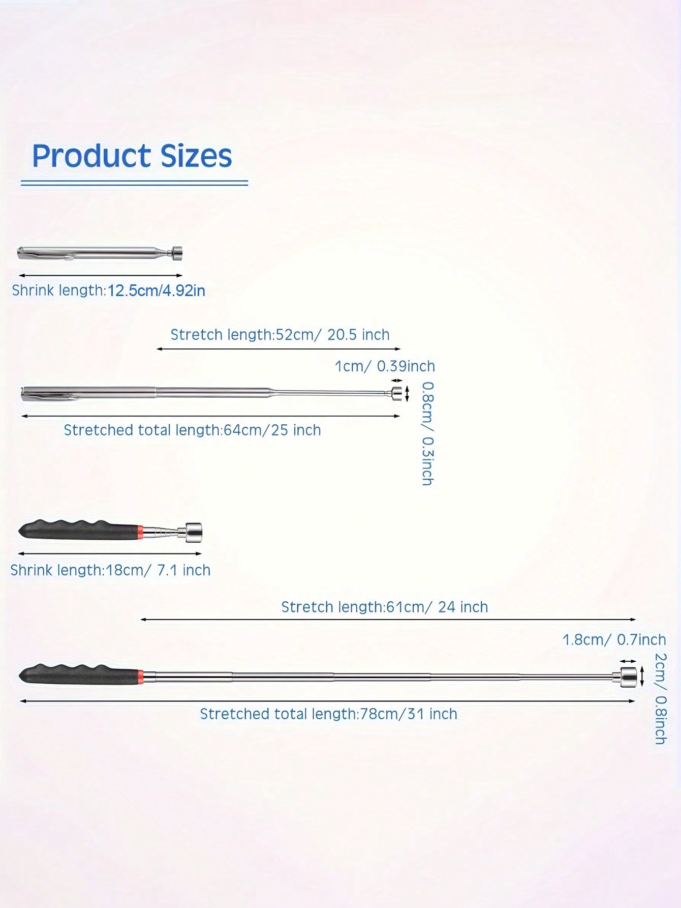 Ferramenta de Recolha Magnétic - Fishing Rod Telescopic avaliação e preço
