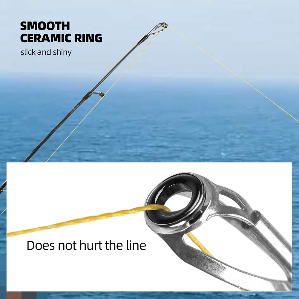 10/40 peças Anéis Guia para Va - Fishing Rod Tip Replacement avaliação e preço