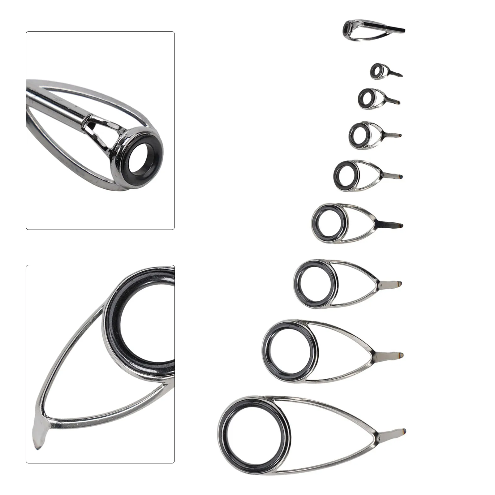 9 pçs vara de pesca anel super - Fishing Rod Repair Kit avaliação e preço