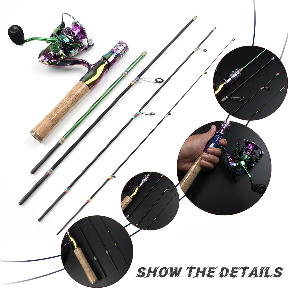Vara de pesca de quatro seções - Fishing Rod Carbon Fiber avaliação e preço